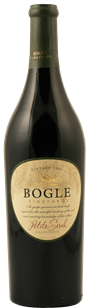 Bogle Petit Sirah 2019-Silver, 96 points & Best of Class of App. Calf. State Fair 2022 Best of Class Chronicle 91 points, Best Buy Wine Enthusiast